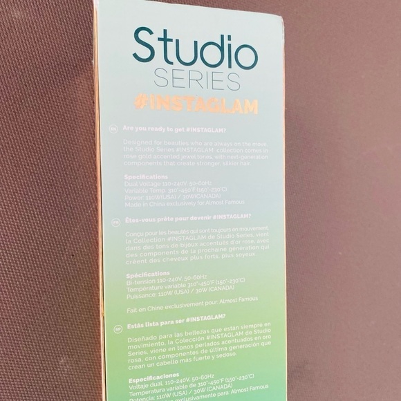 Almost Famous Studio Series Instaglam Hair Straightener (Royal Turqoise) NWT main image 9